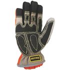 Sythentic Leather Palm EN388 Fire Rescue Gloves / Cut Resistant Work Gloves
